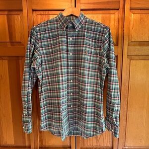 Ralph Lauren Blue and Pink Plaid Shirt